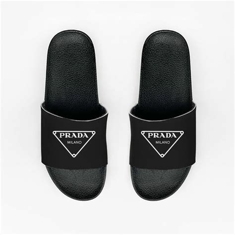 prada clear flip flops|prada fluffy slides.